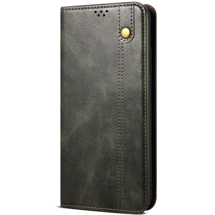 Чохол-книжка з кишеньками UniCase Leather Wallet для Samsung Galaxy A57 (A576) - Green: фото 5 з 8