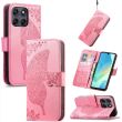 Чохол-книжка з малюнком UniCase Butterfly Pattern для Motorola Edge 70 Fusion - Pink (409536P)