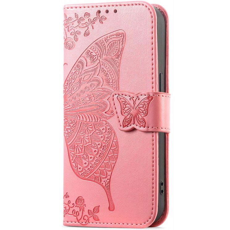 Чехол-книжка с рисунком UniCase Butterfly Pattern для Samsung Galaxy A37 (A376) - Pink: фото 6 из 10