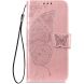 Чехол-книжка с рисунком UniCase Butterfly Pattern для Xiaomi Redmi Note 15 (4G/5G) / Poco M8 5G - Rose Gold (404653RG). Фото 5 из 8