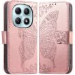 Чехол-книжка с рисунком UniCase Butterfly Pattern для Xiaomi Redmi Note 15 (4G/5G) / Poco M8 5G - Rose Gold (404653RG)