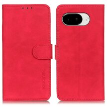 Чехол-книжка с застежкой KHAZNEH Retro Wallet для Google Pixel 10a - Red: фото 1 из 9