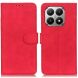 Чехол-книжка с застежкой KHAZNEH Retro Wallet для Xiaomi 17T Pro - Red (422301R). Фото 1 из 10