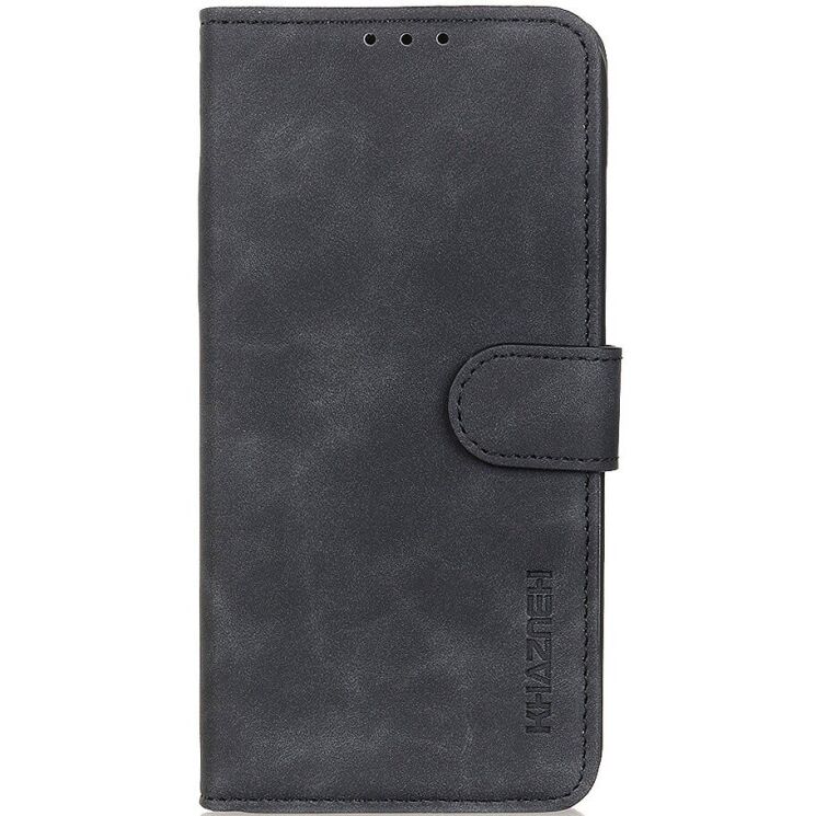 Чохол-книжка з застібкою KHAZNEH Retro Wallet для Xiaomi Redmi Note 15 Pro 5G - Black: фото 4 з 8