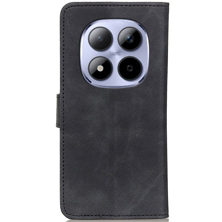 Чохол-книжка з застібкою KHAZNEH Retro Wallet для Xiaomi Redmi Note 15 Pro 5G - Black: фото 5 з 8