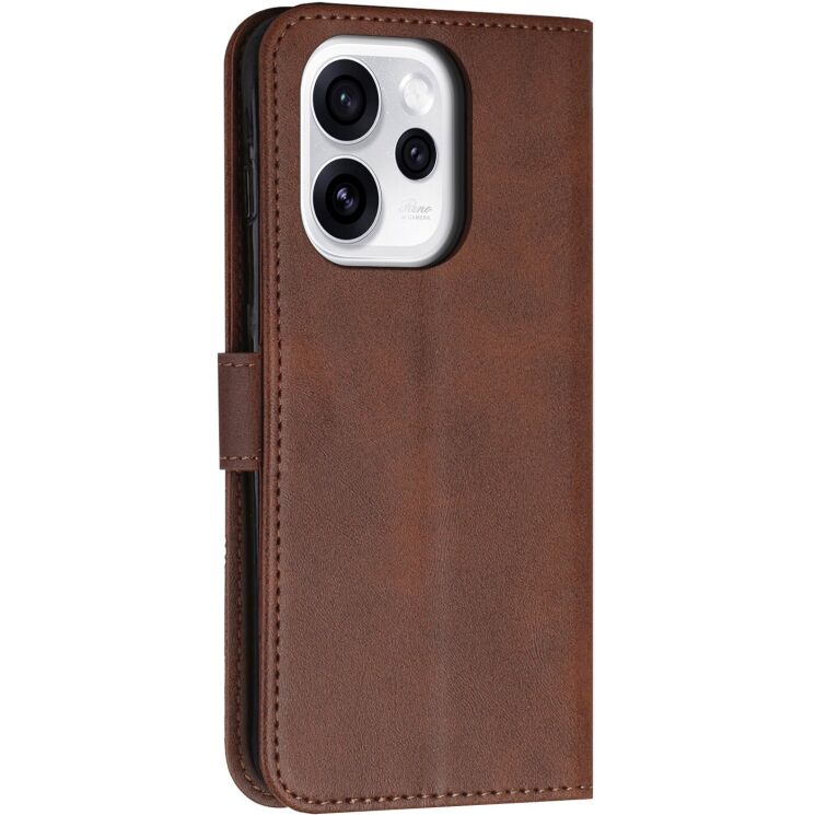 Чехол-книжка с застежкой UniCase Jet Cover для OPPO Reno 15 F/FS - Brown: фото 6 из 11