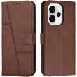 Чехол-книжка с застежкой UniCase Jet Cover для OPPO Reno 15 F/FS - Brown (405825Z)