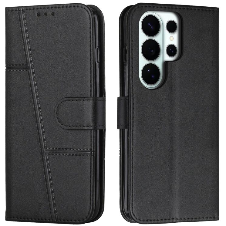 Чехол-книжка с застежкой UniCase Jet Cover для Samsung Galaxy S26 Ultra - Black: фото 1 из 10