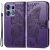 Чехол-книжка UniCase Butterfly Pattern для Motorola Edge 50 Pro - Dark Purple: фото 1 из 8