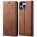 Чехол-книжка UniCase Jeans Wallet для Apple iPhone 14 Pro Max - Coffee (301269C). Фото 1 из 6