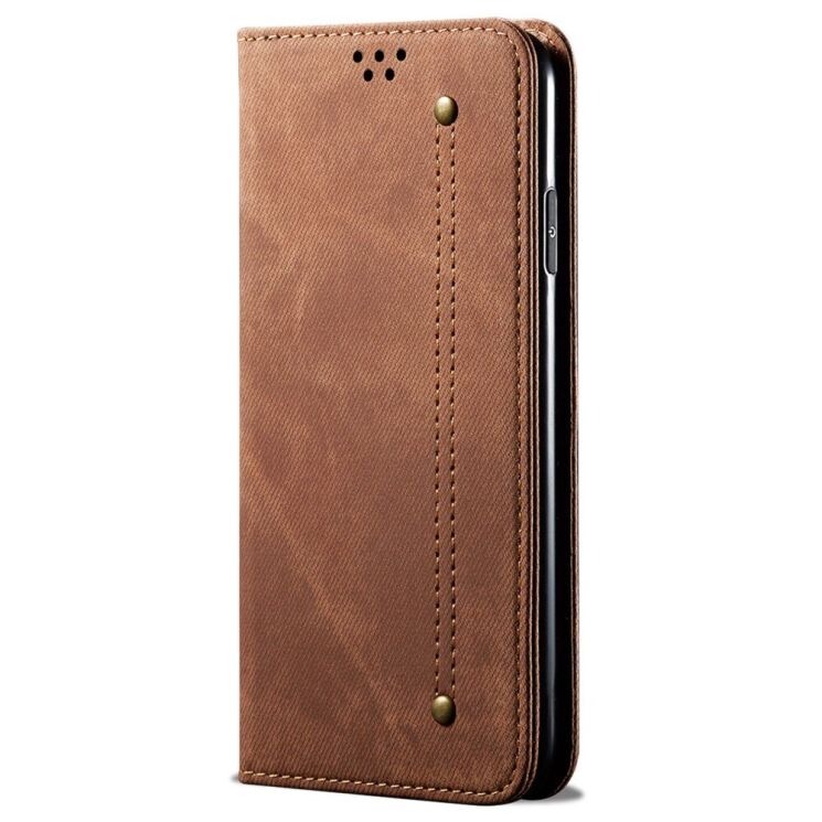 Чехол-книжка UniCase Jeans Wallet для Apple iPhone 14 Pro Max - Coffee: фото 2 из 6
