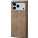 Чохол-книжка UniCase Jeans Wallet для Apple iPhone 17 Pro Max - Khaki (387456K). Фото 6 з 6