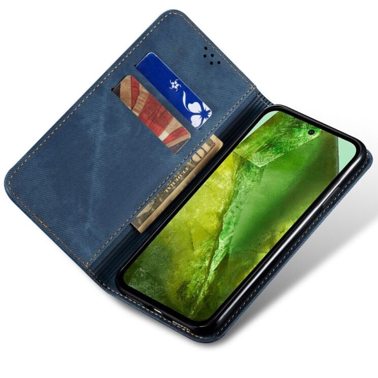 Чехол-книжка UniCase Jeans Wallet для Google Pixel 9 / 9 Pro - Blue: фото 3 из 6
