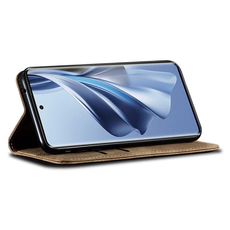 Чехол-книжка UniCase Jeans Wallet для OPPO A78 - Khaki: фото 3 из 6