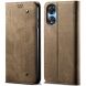 Чехол-книжка UniCase Jeans Wallet для OPPO A78 - Khaki (336619K). Фото 1 из 6