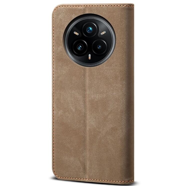 Чехол-книжка UniCase Jeans Wallet для Realme 14 Pro Plus - Khaki: фото 6 из 7