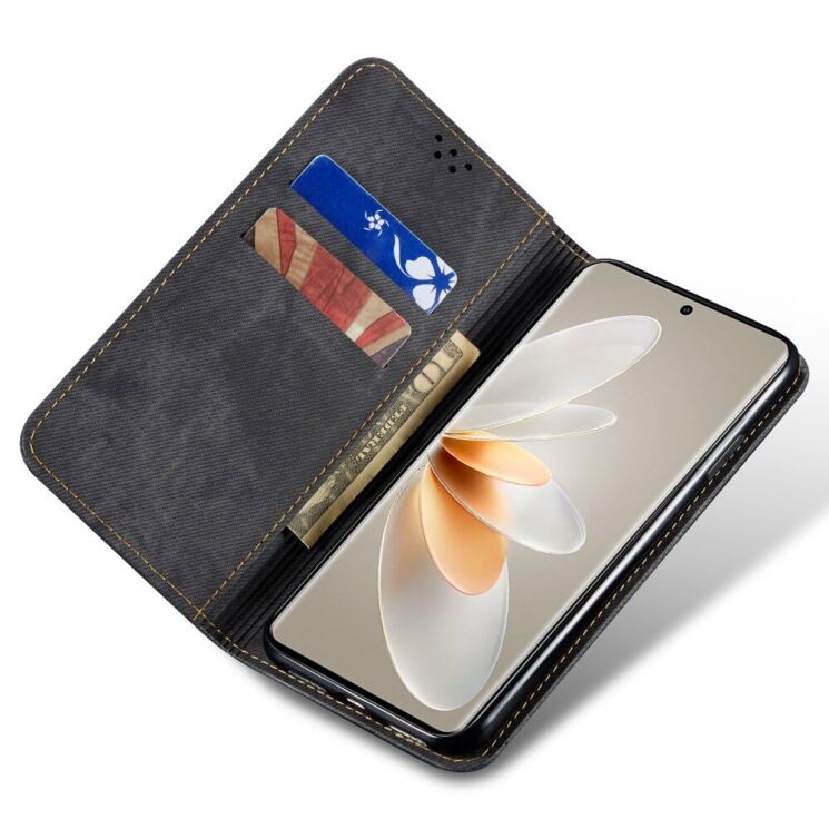 Чохол-книжка UniCase Jeans Wallet для Samsung Galaxy A34 (A346) - Black: фото 2 з 6