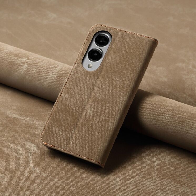 Чехол-книжка UniCase Jeans Wallet для Samsung Galaxy S25 Edge (S937) - Khaki: фото 7 из 7