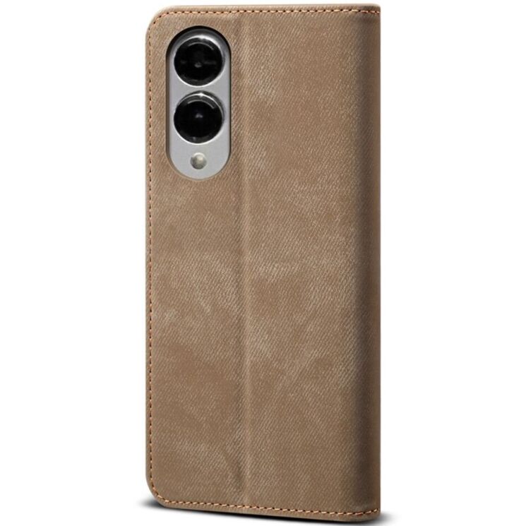 Чехол-книжка UniCase Jeans Wallet для Samsung Galaxy S25 Edge (S937) - Khaki: фото 6 из 7