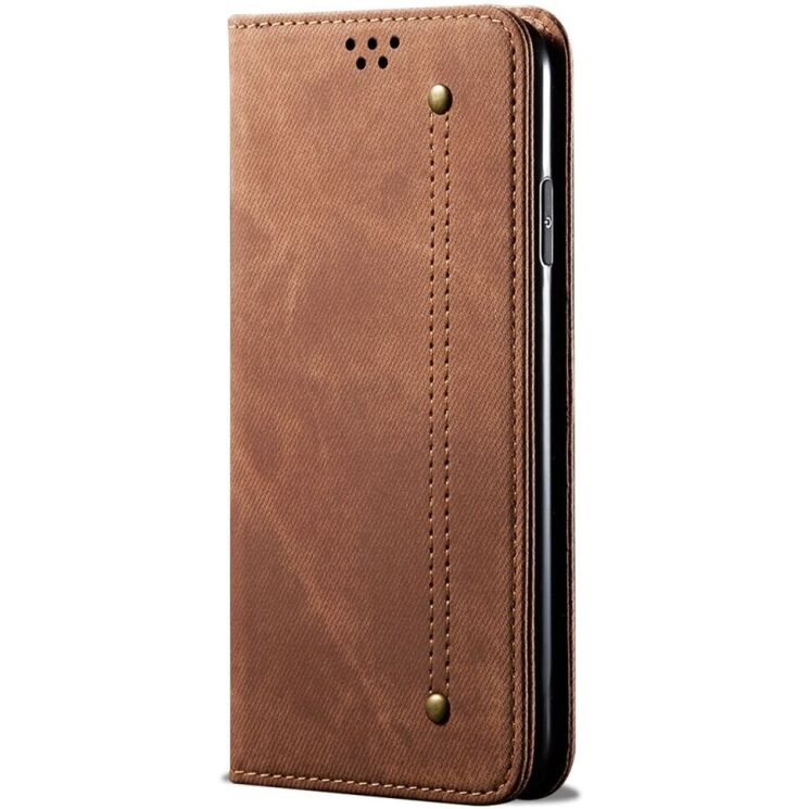 Чохол-книжка UniCase Jeans Wallet для Xiaomi Poco F6 - Coffee: фото 5 з 6
