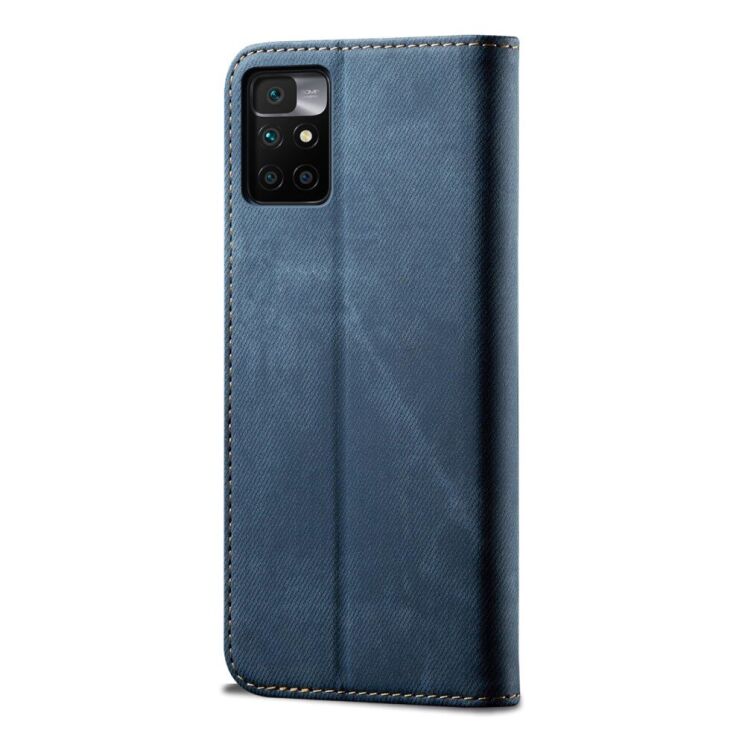 Чехол-книжка UniCase Jeans Wallet для Xiaomi Redmi 10 / 10 (2022) / 10 Prime - Blue: фото 4 из 11