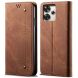 Чехол-книжка UniCase Jeans Wallet для Xiaomi Redmi 13 - Coffee (356432C). Фото 1 из 6