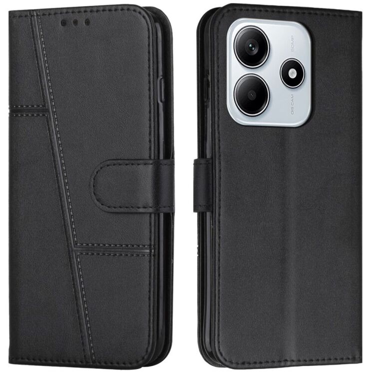 Чехол-книжка UniCase Jet Cover для Xiaomi Redmi Note 14 5G - Black: фото 1 из 10