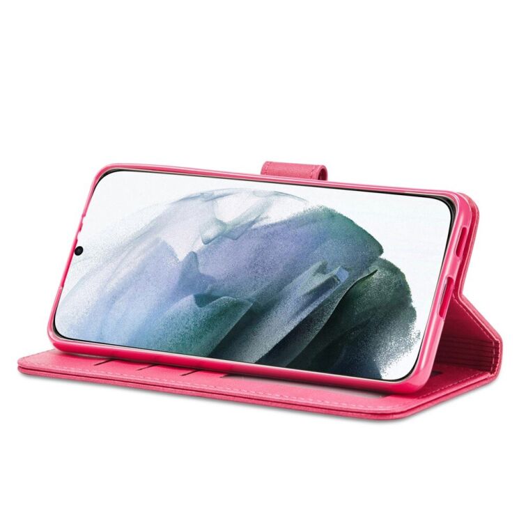Чехол LC.IMEEKE Wallet Case для Samsung Galaxy S21 FE (G990) - Rose: фото 4 из 10