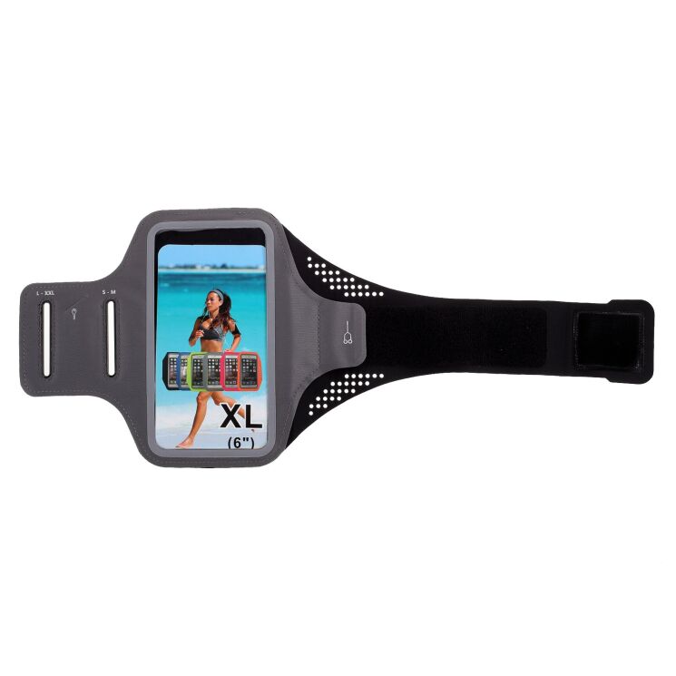 Чохол на руку Deexe Run Grip - Grey (983108H) Чохол на руку Deexe Run Grip - Grey: фото 3 з 9