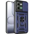 Чехол с защитой камеры Deexe Armor Shield для Infinix Note Edge - Blue (409203L)