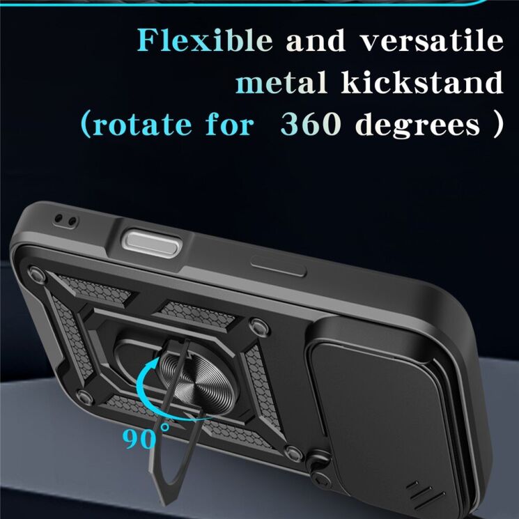 Чохол із захистом камери Deexe Armor Shield для iPhone 18 Pro / 17 Pro - Green (423626G) Чохол із захистом камери Deexe Armor Shield для iPhone 18 Pro / 17 Pro - Green: фото 5 з 9