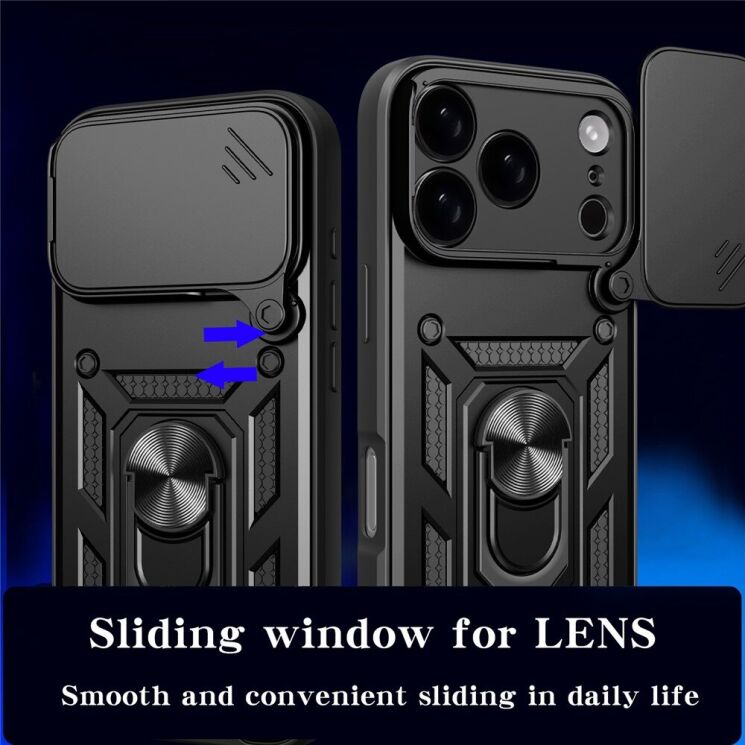 Чохол із захистом камери Deexe Armor Shield для iPhone 18 Pro / 17 Pro - Green (423626G) Чохол із захистом камери Deexe Armor Shield для iPhone 18 Pro / 17 Pro - Green: фото 6 з 9