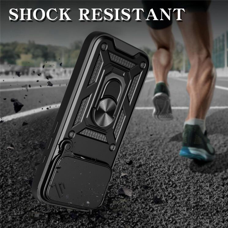 Чохол із захистом камери Deexe Armor Shield для iPhone 18 Pro / 17 Pro - Green (423626G) Чохол із захистом камери Deexe Armor Shield для iPhone 18 Pro / 17 Pro - Green: фото 2 з 9
