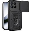 Чехол с защитой камеры Deexe Armor Shield для Xiaomi Poco F9 Pro - Black (429125B)