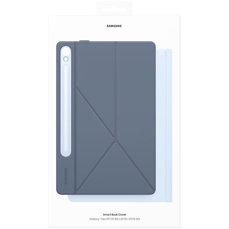 Чехол Smart Book Cover для Samsung Galaxy Tab S9 / Tab S9 FE / Tab S10 FE (EF-BX710PLEGWW) - Blue: фото 11 из 11
