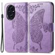 Чохол-книжка з малюнком UniCase Butterfly Pattern для Honor 200 - Light Purple (364158LV)