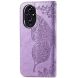 Чохол-книжка з малюнком UniCase Butterfly Pattern для Honor 200 - Light Purple (364158LV). Фото 5 з 7