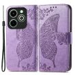 Чехол UniCase Butterfly Pattern для Infinix Hot 40i - Light Purple (345020LV)