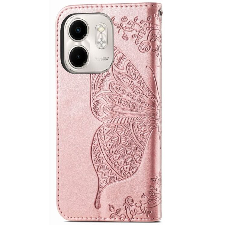 Чохол UniCase Butterfly Pattern для Infinix Smart 9 (X6532) - Rose Gold: фото 6 з 6