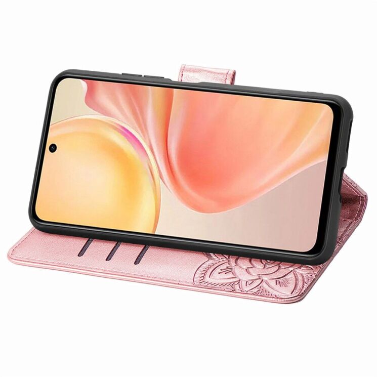 Чохол UniCase Butterfly Pattern для Infinix Smart 9 (X6532) - Rose Gold: фото 3 з 6