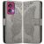 Чехол UniCase Butterfly Pattern для Motorola Edge 50 Fusion - Grey: фото 1 из 8