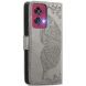 Чехол UniCase Butterfly Pattern для Motorola Edge 50 Fusion - Grey (354231H). Фото 5 из 8