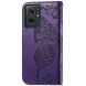 Чехол UniCase Butterfly Pattern для Motorola Moto G55 - Dark Purple (366133DV). Фото 6 из 7