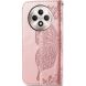 Чехол UniCase Butterfly Pattern для OPPO Reno 12 F/FS - Rose Gold (360124RG). Фото 5 из 10