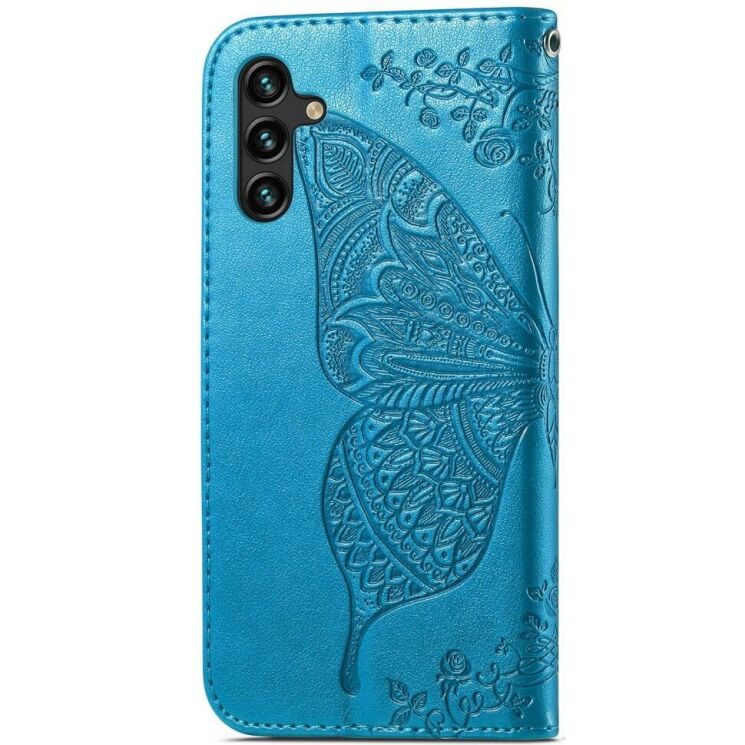 Чехол UniCase Butterfly Pattern для Samsung Galaxy A24 (A245) - Blue: фото 5 из 8