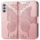 Чехол UniCase Butterfly Pattern для Samsung Galaxy A36 (A366) / A56 (A566) - Rose Gold (372006RG). Фото 1 из 10