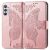 Чехол UniCase Butterfly Pattern для Samsung Galaxy A36 (A366) / A56 (A566) - Rose Gold: фото 1 из 10
