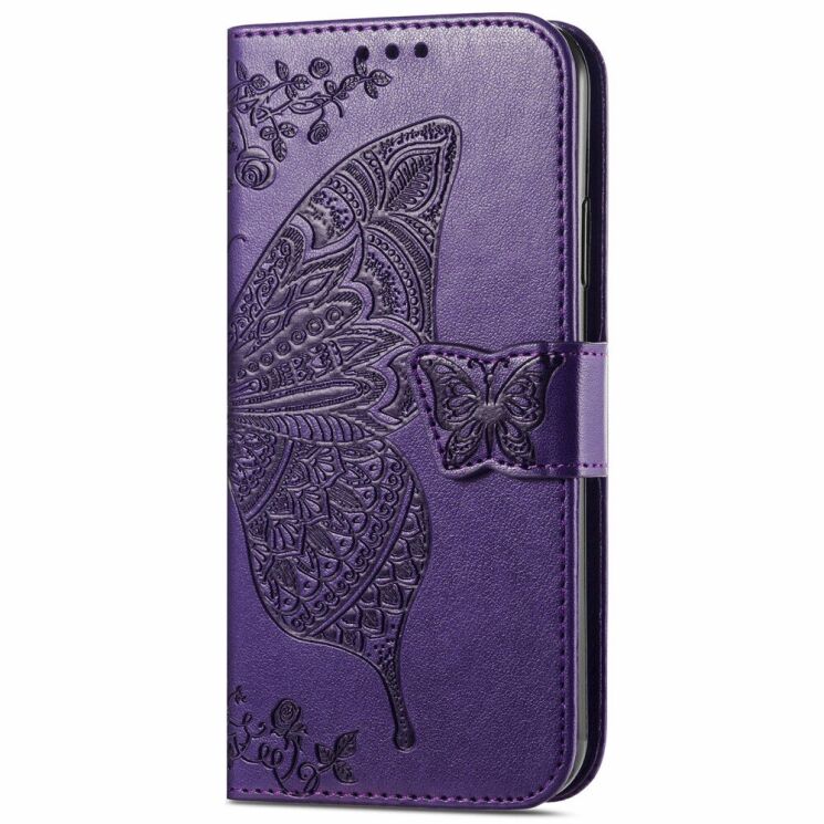 Чехол UniCase Butterfly Pattern для Samsung Galaxy M15 (M156) - Dark Purple: фото 4 из 8