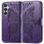 Чехол UniCase Butterfly Pattern для Samsung Galaxy M15 (M156) - Dark Purple: фото 1 из 8