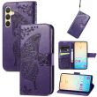 Чехол UniCase Butterfly Pattern для Samsung Galaxy S25 (S931) - Dark Purple (375325DV)